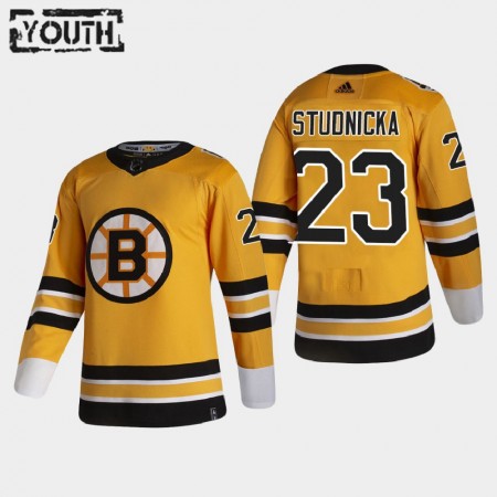 Boston Bruins Jack Studnicka 23 2020-2021 Reverse Retro Trikot Authentic  - Kinder